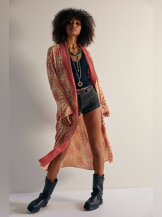 Free People Tops - Free People Wild Nights Duster